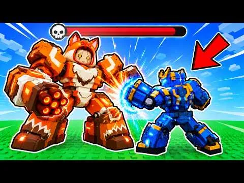 สร้างหุ่นยนต์นักมวยที่แข็งแกร่งที่สุด | Roblox Create a Robot Fighter